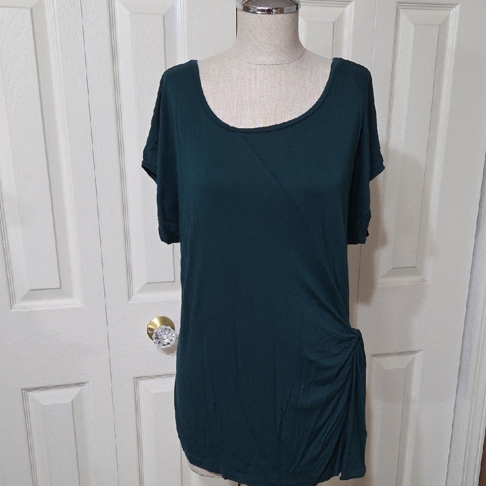 VENUS Dark Teal Short Sleeve Top